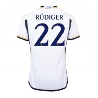 Real Madrid Antonio Rudiger #22 Domaci Dres 2023-24 Kratak Rukav